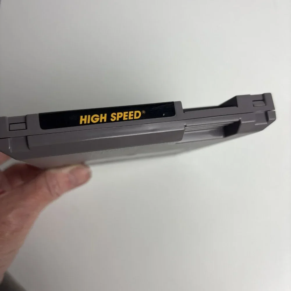 High Speed Nintendo NES‎ World’s #1 Pinball Game, Manual & dust cover Tradewest
